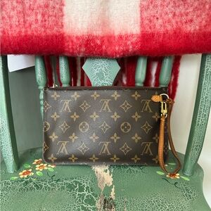 Authentic LV wristlet